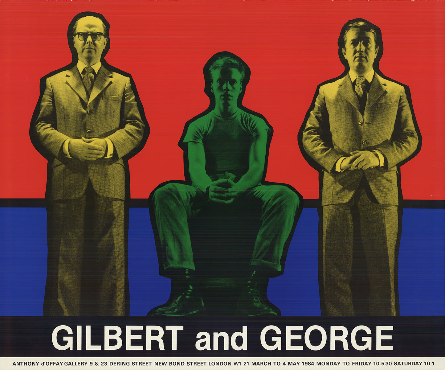 GILBERT & GEORGE Anthony d'Offay Gallery, 1984 – Art Wise Premium Posters