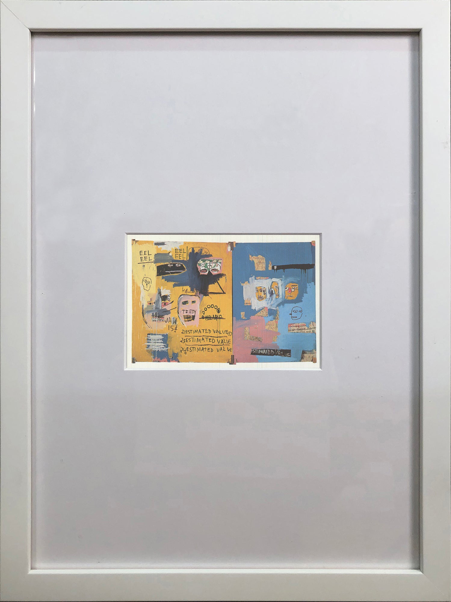 Jean Michel hotsell Basquiat Framed Lithograph Hardware Store Stone Signed Open Edition