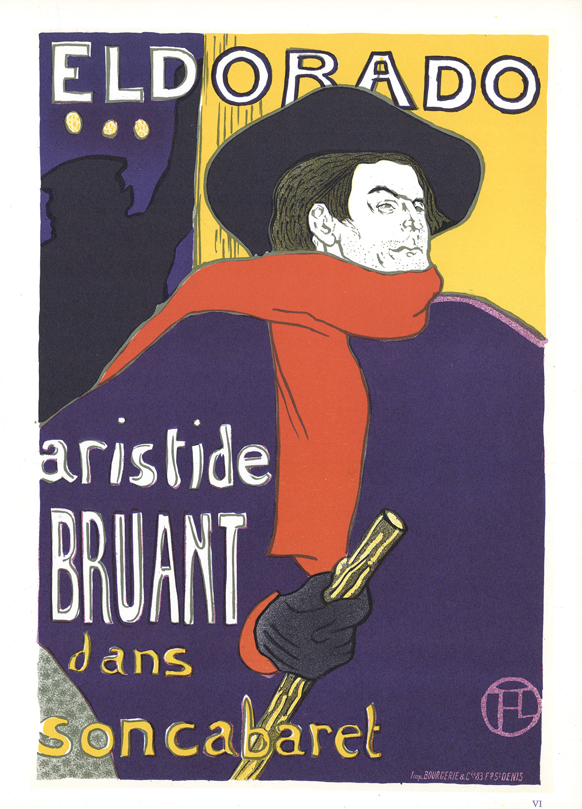 HENRI DE TOULOUSE-LAUTREC Aristide Bruant - Eldorado