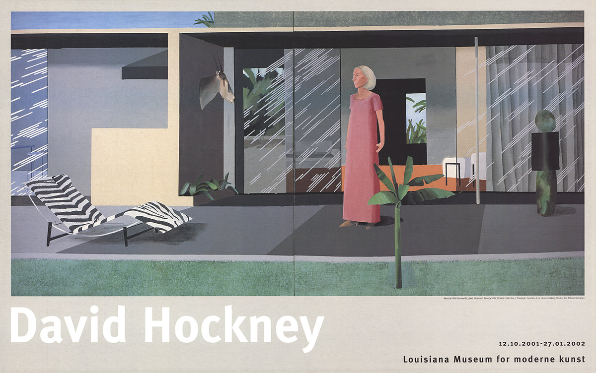 David Hockney  David Hockney Poster, Louisiana Museum for Moderne