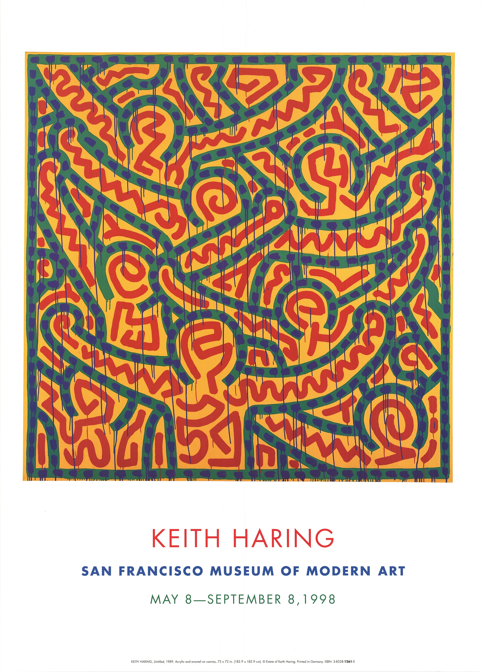 KEITH HARING Unaltd, 1989, 1998 – Art Wise Premium Posters