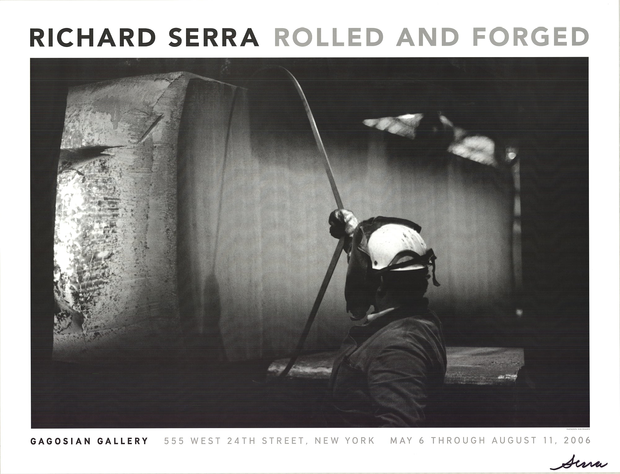 RICHARD SERRA Rolled and Forged, 2006 - Signed – Art Wise Premium 