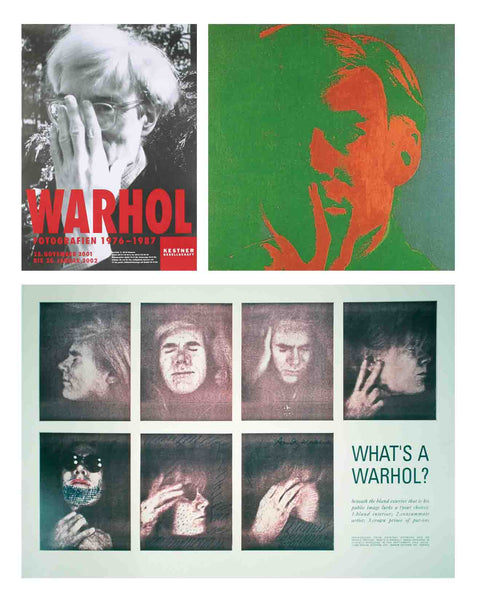 Bundle- 3 Assorted Andy Warhol Self Portrait Posters