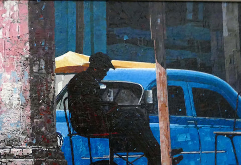 DWIGHT BAIRD Blue Shade, 2014 - Signed