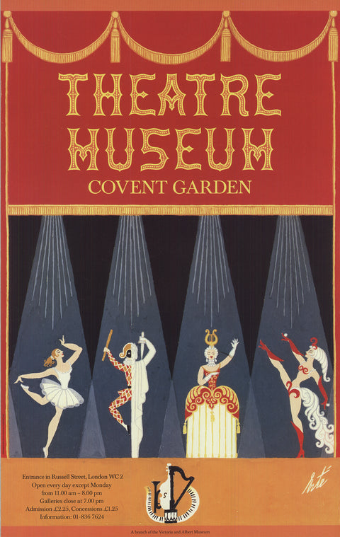 ERTE Theatre Museum Covent Garden, 1975