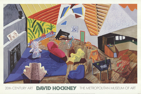 DAVID HOCKNEY Large Interior, Los Angeles, 1999