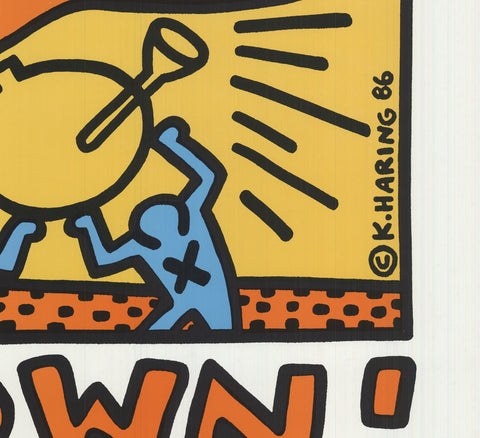 KEITH HARING Crack Down, 1986