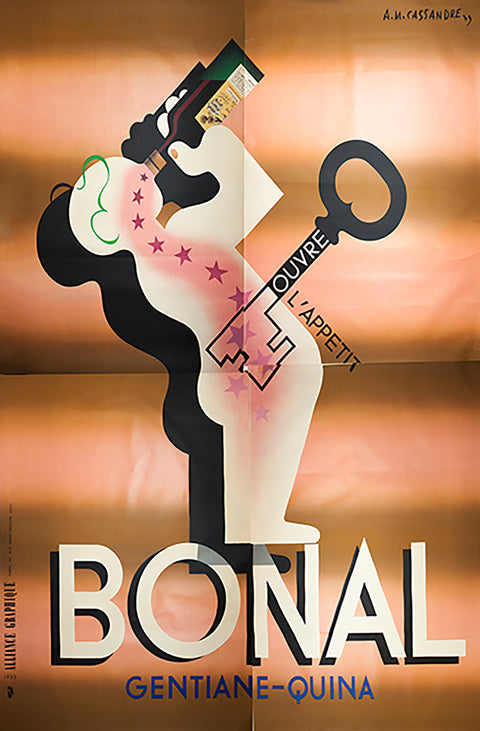 A.M. CASSANDRE Liqueur Bonal (Quadriptych), 1933