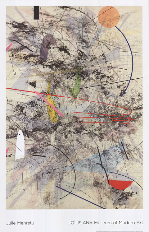 JULIE MEHRETU Easy Dark, 2017