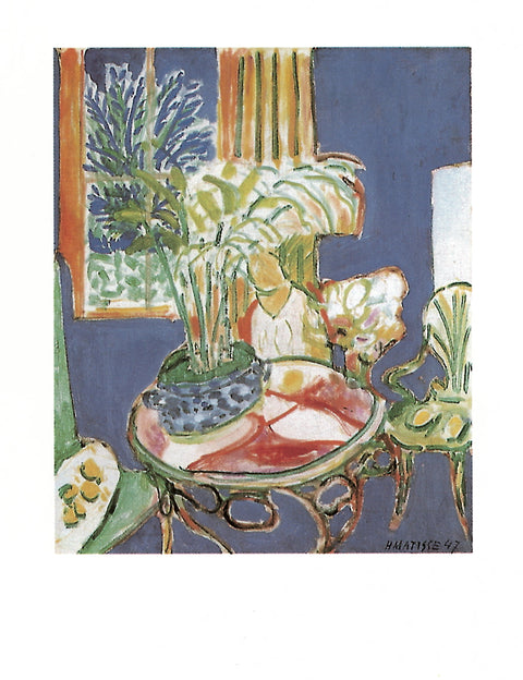 HENRI MATISSE Petit Interieur Bleu (no text)