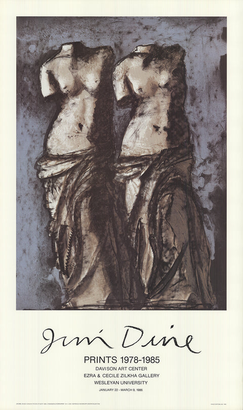 JIM DINE Venus de Milo at Memphis State, 1985