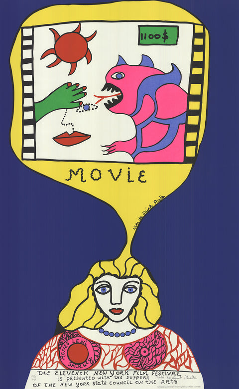 NIKI DE SAINT PHALLE Eleventh New York Film Festival, 1973 - Signed