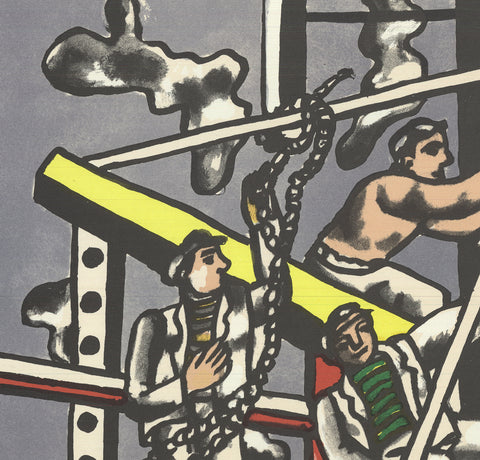 FERNAND LEGER Les Constructeurs, 1986