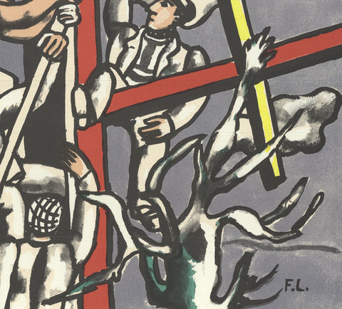 FERNAND LEGER Les Constructeurs, 1986