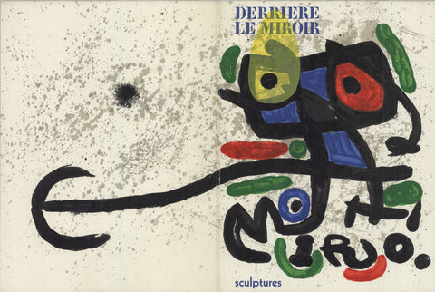 JOAN MIRO Derriere le Miroir, no. 186, COVER ONLY, 1970