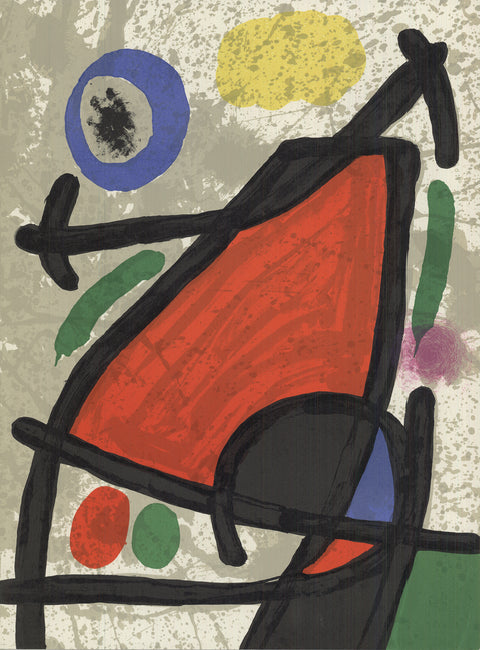 JOAN MIRO Derriere le Miroir, no. 186, pg 2,7, 1970