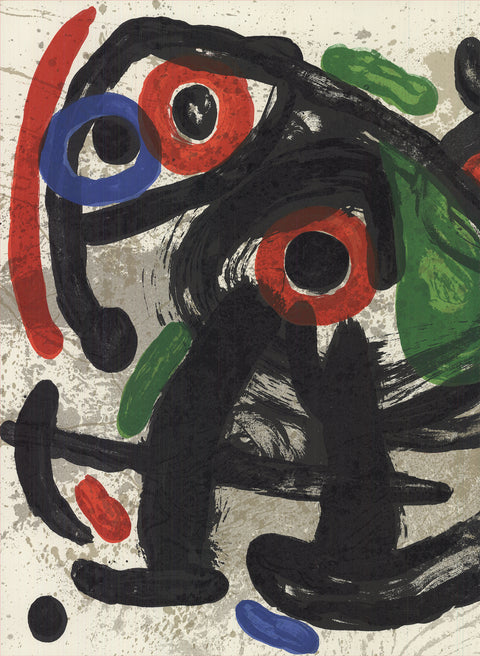 JOAN MIRO Derriere le Miroir, no. 186, pg 10,11, 1970