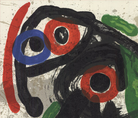 JOAN MIRO Derriere le Miroir, no. 186, pg 10,11, 1970