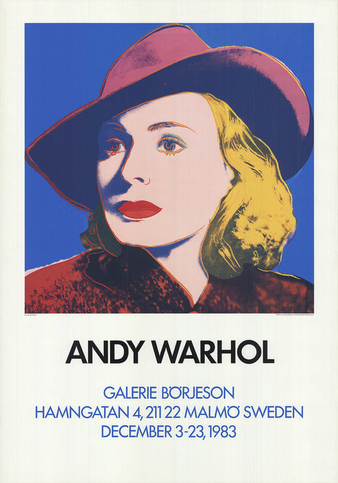 ANDY WARHOL Ingrid with Hat, 1983