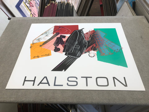 ANDY WARHOL Halston Advertising Campaign Poster, 1982