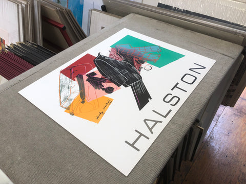 ANDY WARHOL Halston Advertising Campaign Poster, 1982