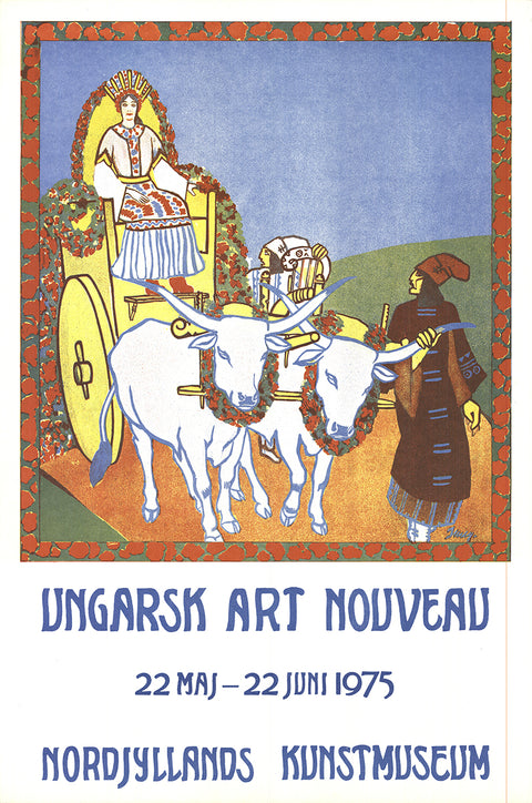 ARTIST UNKNOWN Hungarian Art Nouveau, 1975