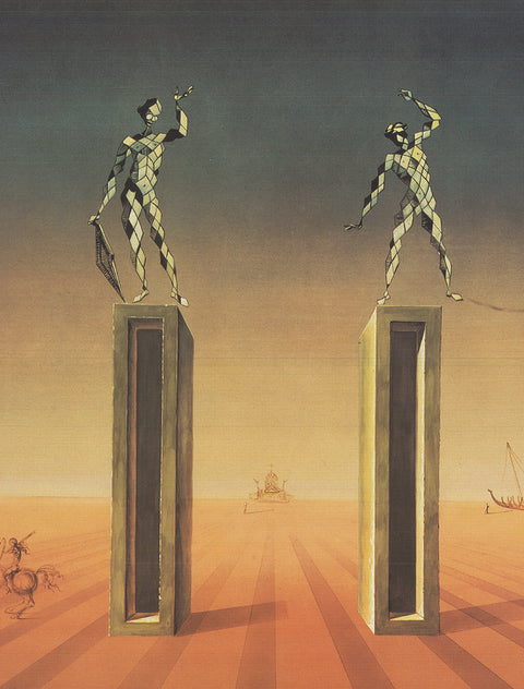 SALVADOR DALI The Two Harlequins, 1994