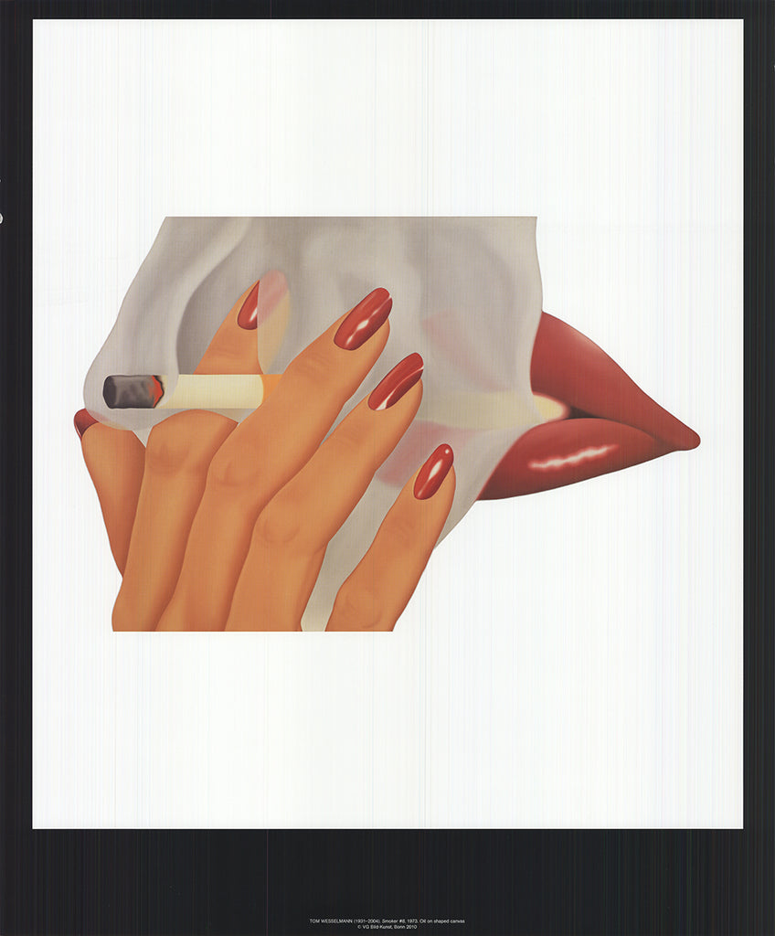 TOM WESSELMANN Smoker #8, 2010 – Art Wise Premium Posters