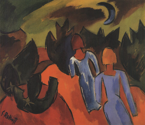 KARL SCHMIDT-ROTTLUFF Blue Moon, 1993