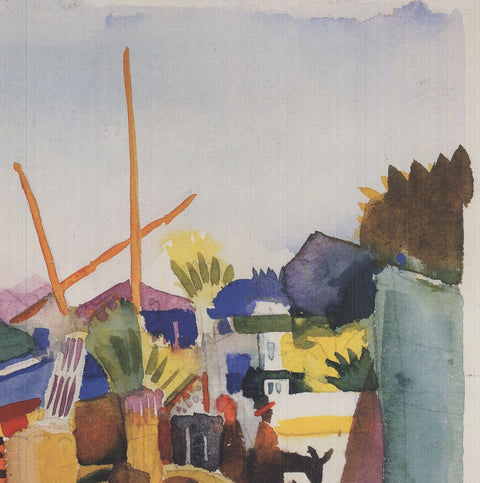 AUGUST MACKE Landscape Near Hammamet, 2010