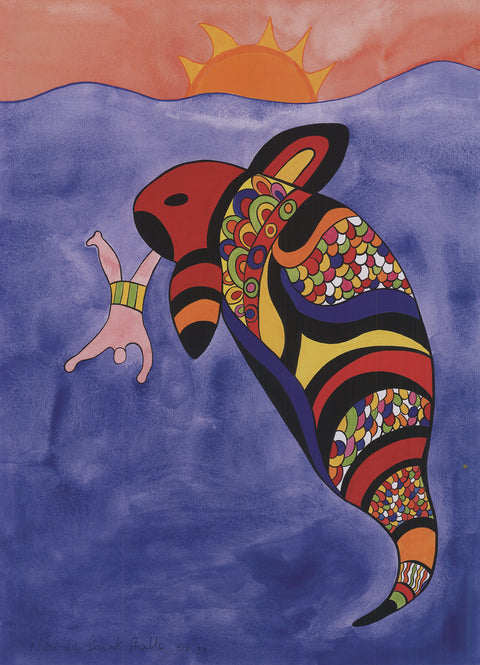 NIKI DE SAINT PHALLE Shamu, the Orca Whale, 2011