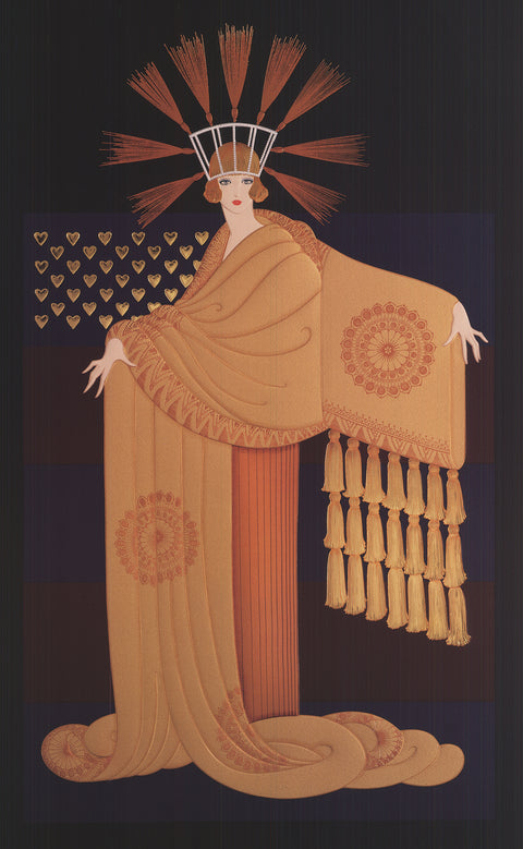 ERTE Tassel Gown, 1993