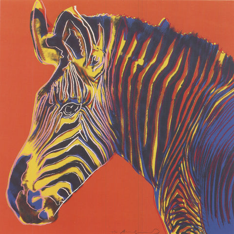 ANDY WARHOL Endangered Species: Grevy's Zebra, 1992