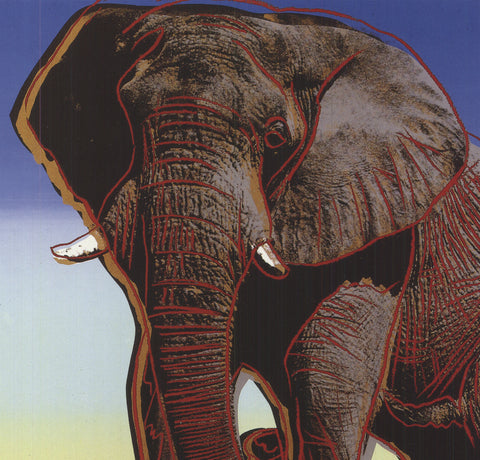 ANDY WARHOL Endangered Species: African Elephant, 1992