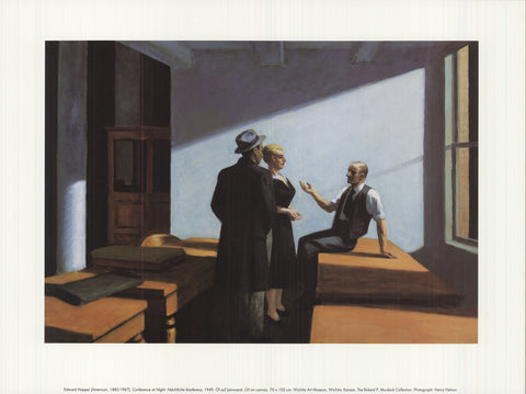 EDWARD HOPPER Conference at Night, 1993