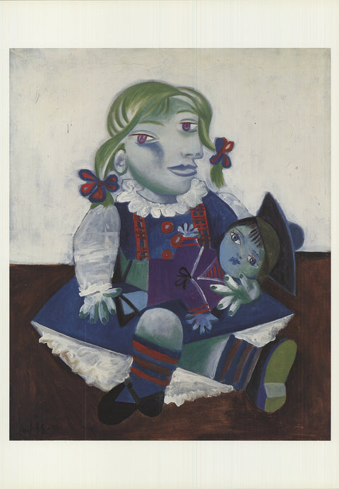 PABLO PICASSO Maya with Doll, 1993