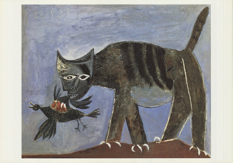 PABLO PICASSO Cat Catching Bird, 1993