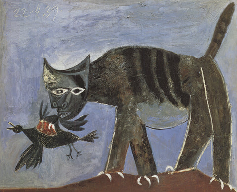 PABLO PICASSO Cat Catching Bird, 1993