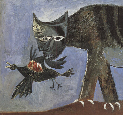 PABLO PICASSO Cat Catching Bird, 1993