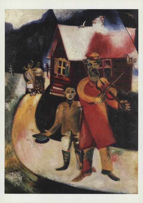 MARC CHAGALL The Fiddler, 1994