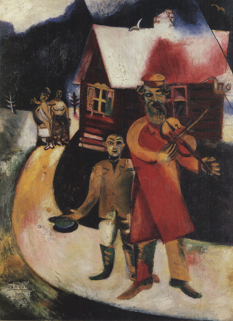 MARC CHAGALL The Fiddler, 1994