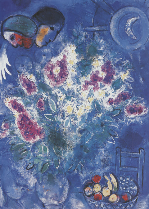 MARC CHAGALL Still Life with Flowers, 1994