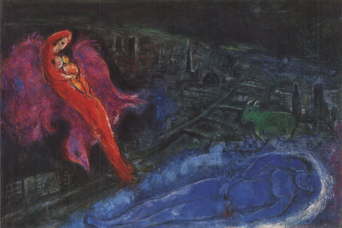 MARC CHAGALL The Seine Bridges, 1994