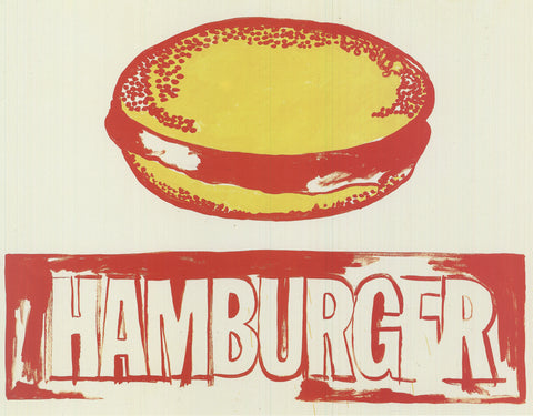 ANDY WARHOL Hamburger, 1993