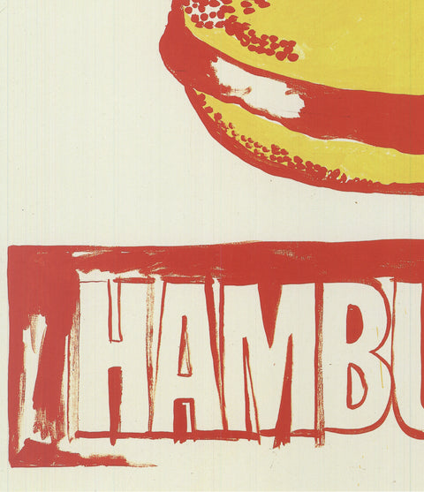 ANDY WARHOL Hamburger, 1993