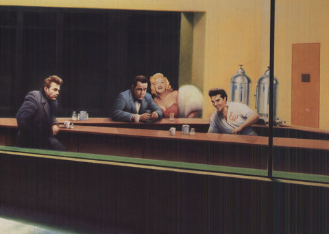 GOTTFRIED HELNWEIN Boulevard of Broken Dreams II (Nighthawks), 1992