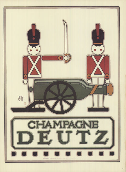 DAVID LANCE GOINES Champagne Deutz, 1978