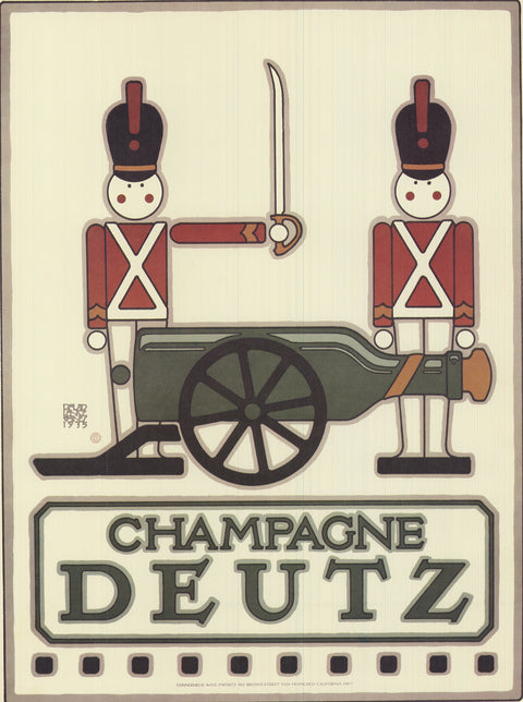 DAVID LANCE GOINES Champagne Deutz, 1978