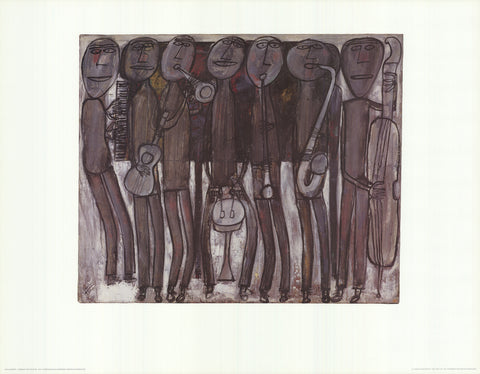 JEAN DUBUFFET New Orleans Jazz Band (No Text), 1990