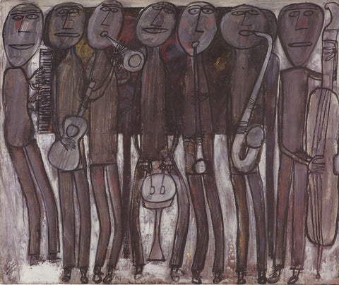 JEAN DUBUFFET New Orleans Jazz Band (No Text), 1990